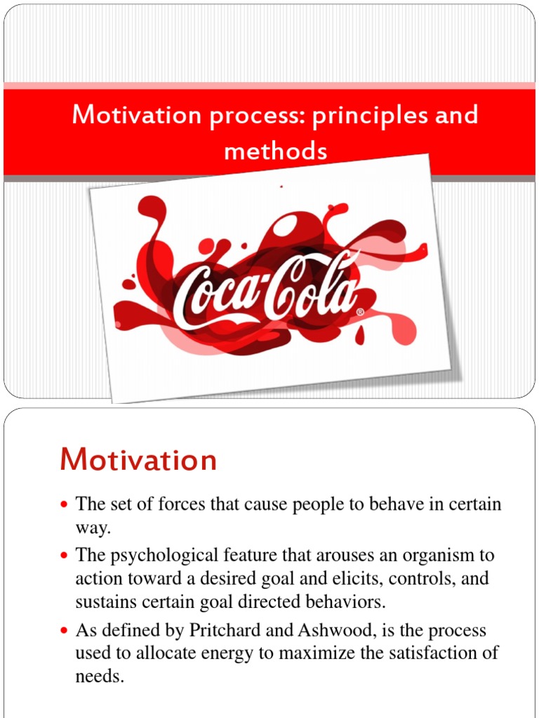 coca cola motivation case study