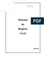 Manual de Registo Civil: Uma introdução concisa