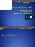 Project Auditing and Termination