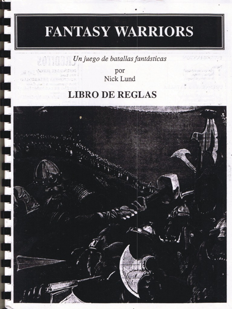 Fantasy Warriors Libro de Reglas I - Básico | PDF | Hogar, jardinería y ...