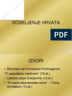 Doseljenje Hrvata