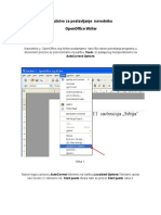Uputstvo Za Postavljanje Navodnika OpenOffice Writer