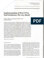 Implementation of HACCP in Food Business