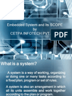 Summer Training - Embedded System and Its SCOPE