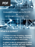 Summer Training - Embedded System and Its SCOPE