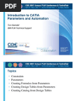 Introduction to CATIA Parameters and Automation