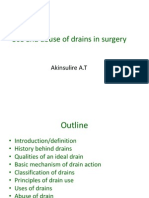 Use and abuse of surgical drains