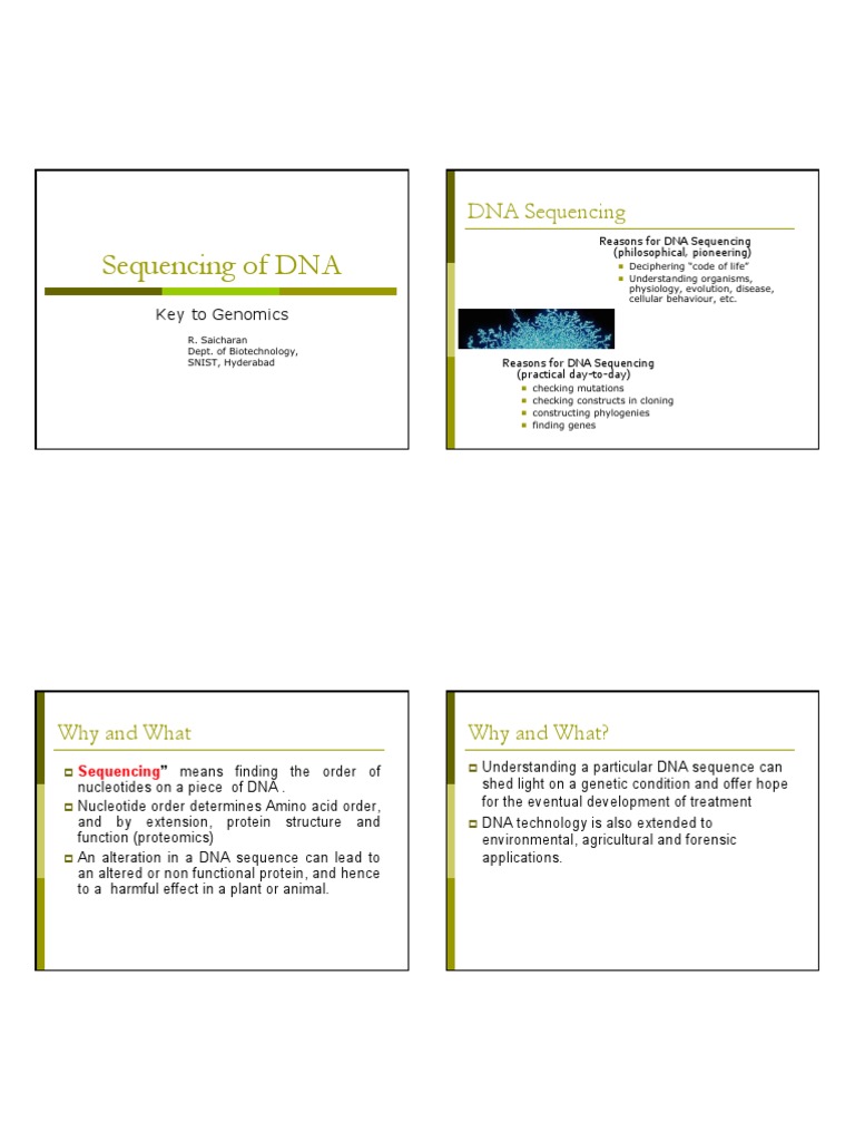 Dna sequencing picture