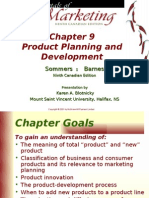 Product Planning and Development: Sommers Barnes
