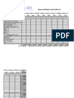 Media Spending Plan Template: Month Jan Feb Mar April May June July August Sept