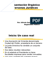 Representación Orgánica de La Persona Jurídica