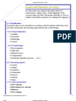 Classification and Function of Relays