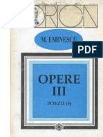 Eminescu, Mihai-Opere III de III