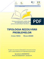 Matematica - 4 - Tipologia Rezolvarii Problemelor Opti