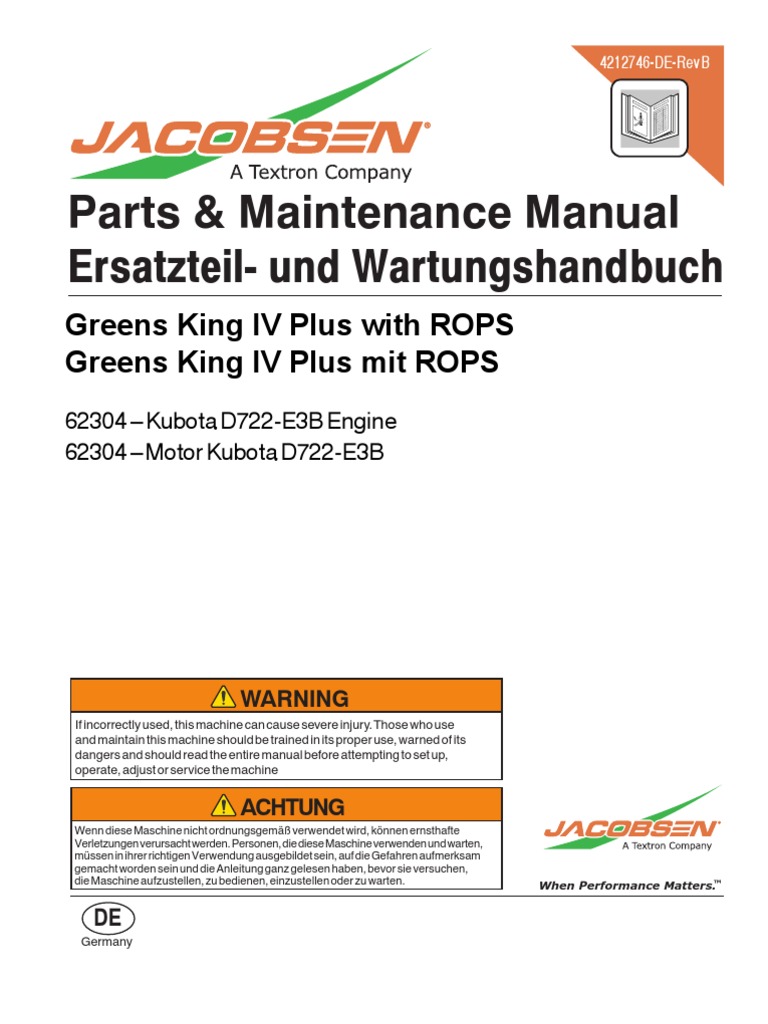 Manual Completo de Motor Kubota d722 | PDF | Mower | Nut (Hardware)