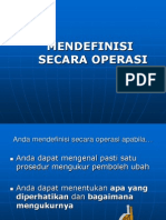 Mendefinisi Secara Operasi