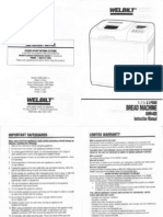 Welbilt ABM4400 Instruction Manual Print Two Sided and Fold For Booklet