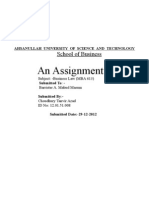 Assingment of Businees Law