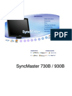 Samsung Syncmaster 730B Manual