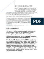 Gps Rollover, Sps&Pps, Prn Numbers