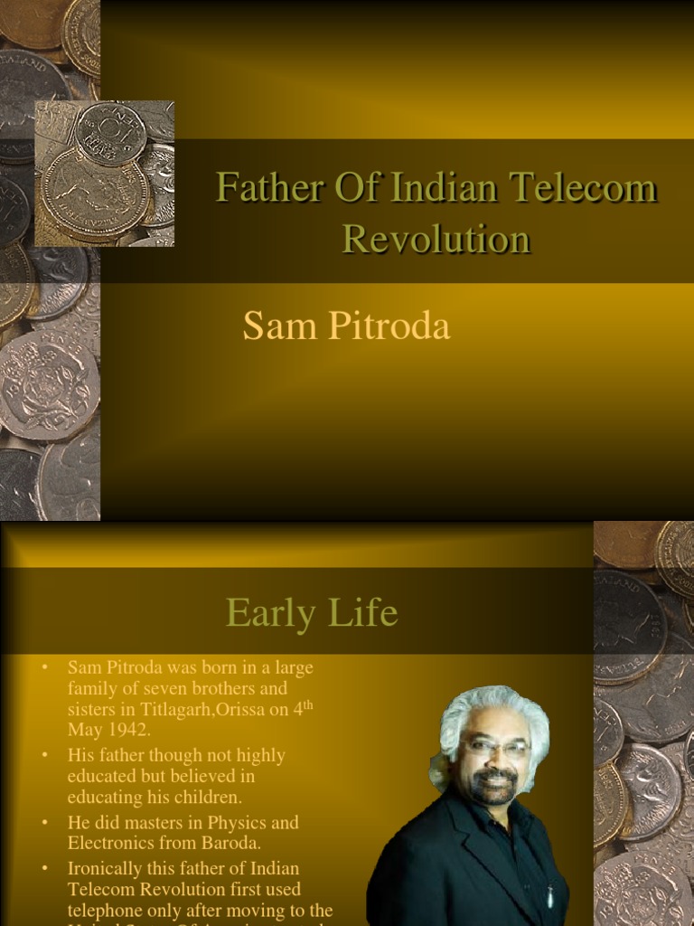 Father of Indian Telecom Revolution - pptx2 | PDF | Telecommunications ...