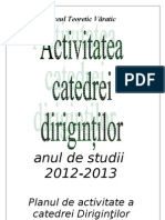 Activitate Catedrei Dirigin'Ilor