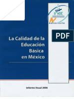 la calidad de la educación basica2006