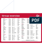 Ilford Group Exercise Timetable 2013-01-02