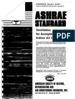 Ashrae Standars 2001 - Ventilation For Acceptable Indoor Air Quality