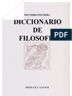 Ferrater Mora - Dicc de Filosofia X