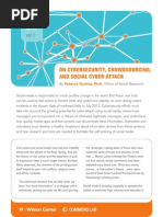 Download On Cybersecurity Crowdsourcing and Social Cyber-Attack Commons Lab Policy Memo Series Vol 1 by The Wilson Center SN127219170 doc pdf