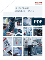 Hydraulics Technical Training Schedule - 2012