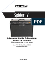 Spider IV FX Infusion Addendum - English (Rev D)