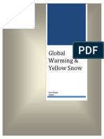 Global Warming & Yellow Snow