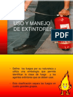 Uso y Manejo de Extintores