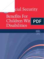 Benefits For Children With Disabilitites