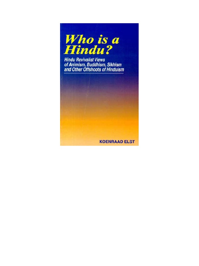 Who Is A Hindu | PDF