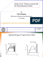 Analysis of Rankine Cycle - Techno-Economically