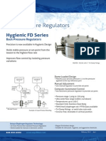Equilibar
s Hygienic FD Series Back Pressure Regulator Brochure