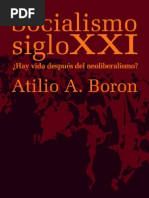 Socialismo Siglo XXI - Atilio Boron