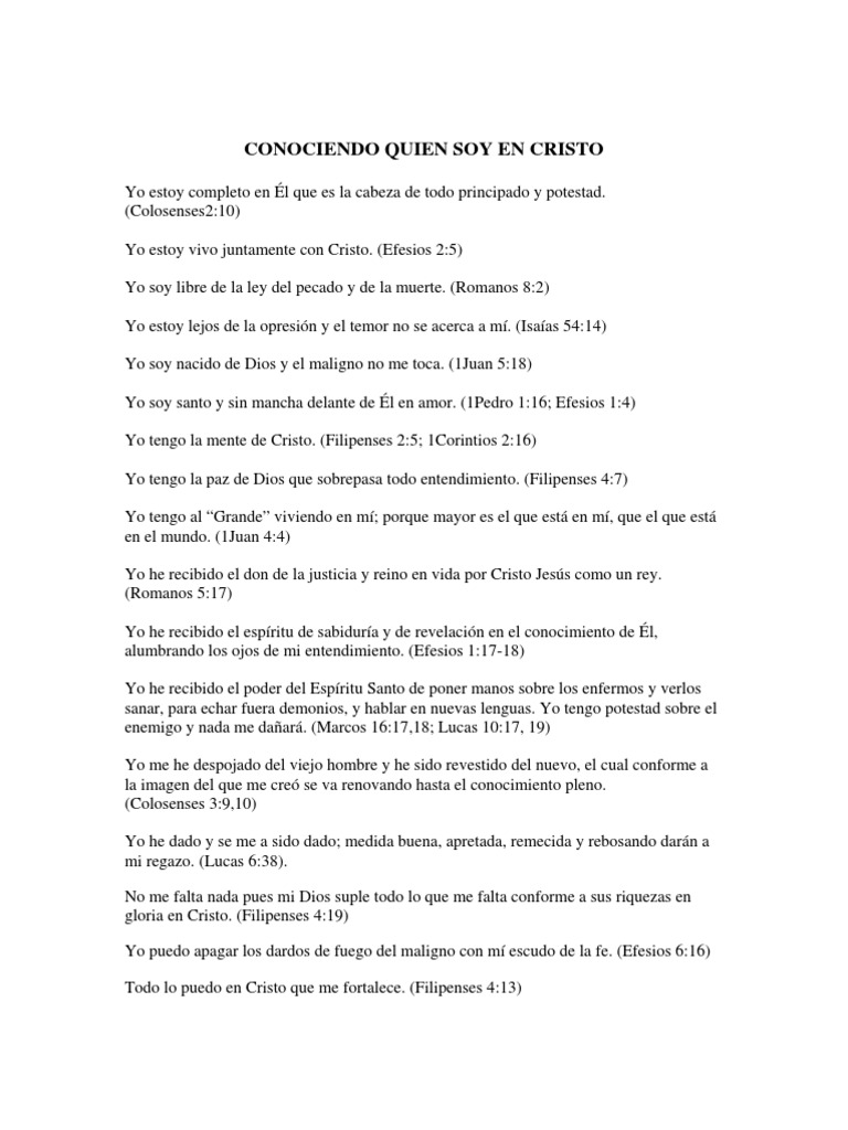 Yo Soy Pdf Cristo Titulo Textos Religiosos