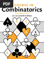 A Course in Combinatorics - J.H. Van Lint, R.M. Wilson