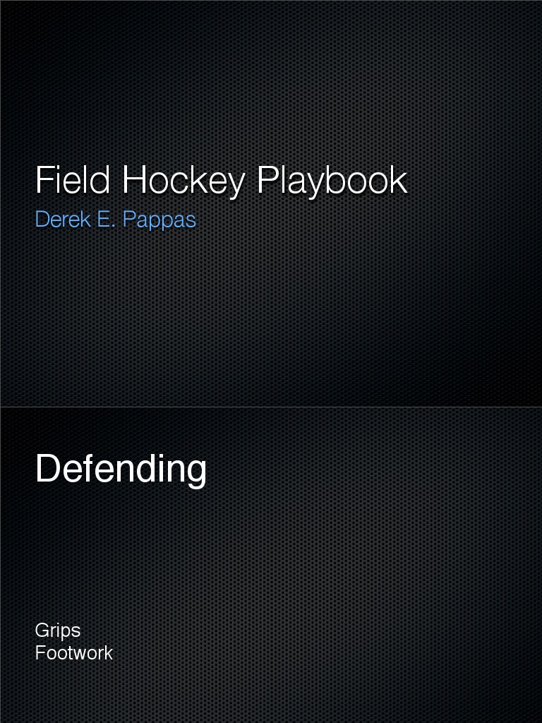 Field Hockey Playbook Tackling PDF Athletic Sports Sports Rules
