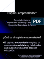 Emprendimiento 0 Espiritu