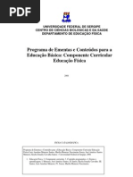 Programa e Ementas Educação Física