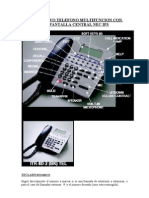 Instructivo Telefono NEC DTR-8D