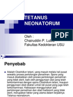 Tetanus Neonatorum