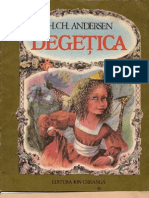 DEGETICA - Hans Christian Andersen (Ilustrata de Doina Botez, 1984)