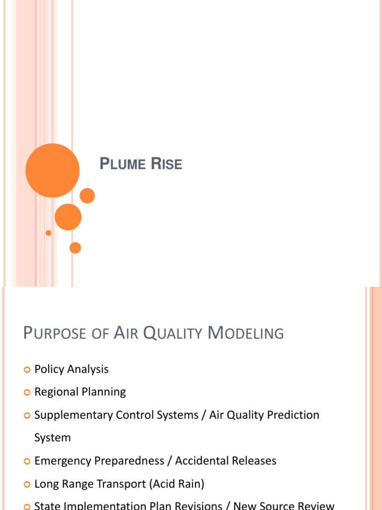 Plume Rise | PDF | Turbulence | Physical Phenomena
