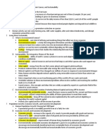 Unit 1 Section 1 Outline AP Environmental Science